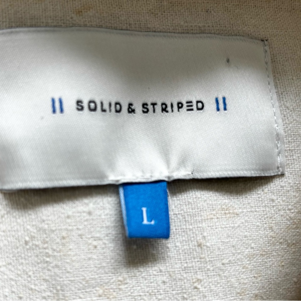 SOLID AND STRIPED SHEER Button-Up Long Sleeve Shirt Dress W/ Pockets Size Large - Picture 6 of 6